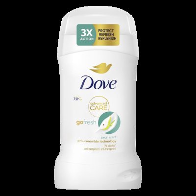DOVE Advanced Care Pear&Aloe Vera tuhý antiperspirant 50 ml