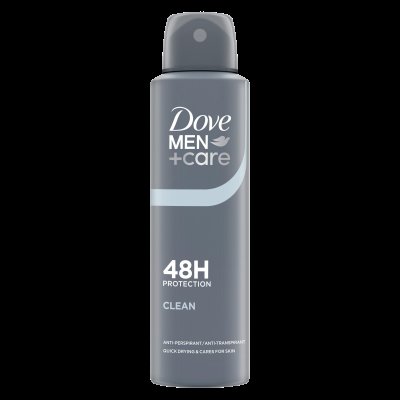 DOVE MEN+CARE Clean antiperspirant sprej pro muže, 150 ml