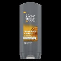 DOVE Men+Care Sandalwood&Vanilla, Sprchový gel 3v1 400 ml