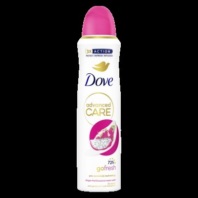 DOVE Advanced Care Dragon Fruit&Cocconut, Antiperspirant sprej 150 ml