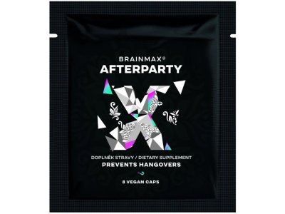 BRAINMAX AFTERPARTY, Bojovník za rána bez těžkých kocovin 80 kapslí BRAINMAX AFTERPARTY, Bojovník za rána bez těžkých kocovin 80 kapslí