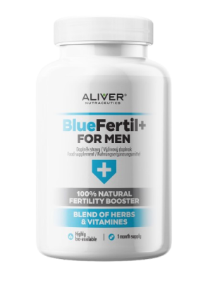 ALIVER NUTRACEUTICS Bluefertil +Plus 120 kapslí