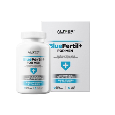 ALIVER NUTRACEUTICS Bluefertil +Plus 120 kapslí