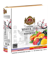 BASILUR White Tea Book Assorted plech 32 x 1.5 g