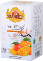 BASILUR White Tea Mango Orange přebal 20 x 1.5 g BASILUR White Tea Mango Orange přebal 20 x 1.5 g