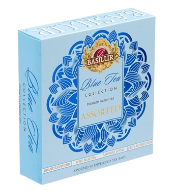 BASILUR Gift Blue Tea Assorted přebal 40 x 1.5 g
