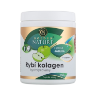 GOLDEN NATURE Hydrolyzovaný Rybí kolagen + Vitamin C, jablko 150 g GOLDEN NATURE Hydrolyzovaný Rybí kolagen + Vitamin C, jablko 150 g