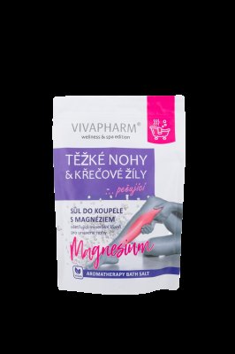 VIVACO Sůl do koupele Těžké nohy a křečové žíly 1000 g