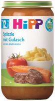 HIPP BIO Špecle a guláš a hovězí maso 250 g