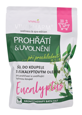 VIVACO Sůl do koupele Nachlazení a rýma 1000 g