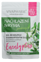 VIVACO Sůl do koupele Nachlazení a rýma 1000 g VIVACO Sůl do koupele Nachlazení a rýma 1000 g
