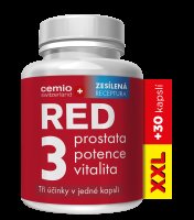 CEMIO RED3, XXL 90 + 30 kapslí