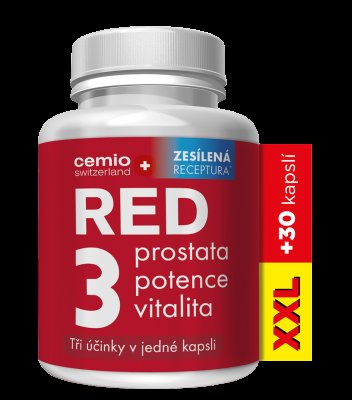 CEMIO RED3, XXL 90 + 30 kapslí
