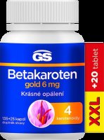 GS Betakaroten gold 6 mg, XXL 135 + 25 kapslí
