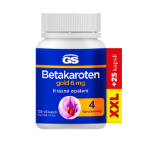 GS Betakaroten gold 6 mg, XXL 135 + 25 kapslí GS Betakaroten gold 6 mg, XXL 135 + 25 kapslí