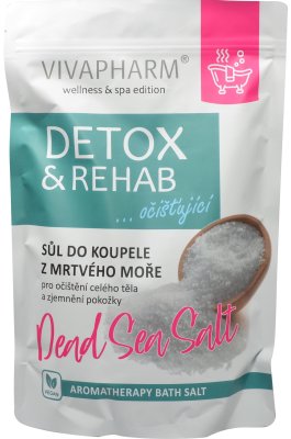 VIVACO Sůl do koupele Detox and rehab 1000 g