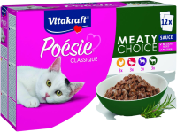 VITAKRAFT Poésie Classique omáčky, různé druhy masa 12 x 85 g
