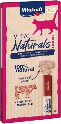 VITAKRAFT Vita Naturals liquid hovězí 5 x 15 g