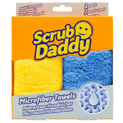 SCRUB DADDY Microfibre Cloths - Utěrky z mikrovlákna 2 ks