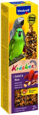 VITAKRAFT Kräcker velký papoušek datle+ořechy 2 ks