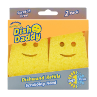 SCRUB DADDY Dish Daddy - Náhradní houbičky, Yellow 2 ks SCRUB DADDY Dish Daddy - Náhradní houbičky, Yellow 2 ks