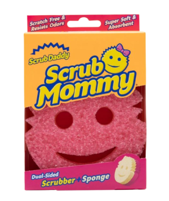 SCRUB DADDY Scrub Mommy, Pink Single, Houbička růžová