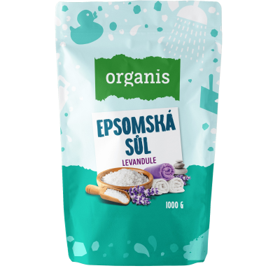 ORGANIS Epsomská sůl levanudle 1000 g ORGANIS Epsomská sůl levanudle 1000 g