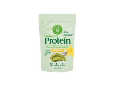 ZELENÁ ZEMĚ Konopný protein s vanilkovou příchutí 500 g