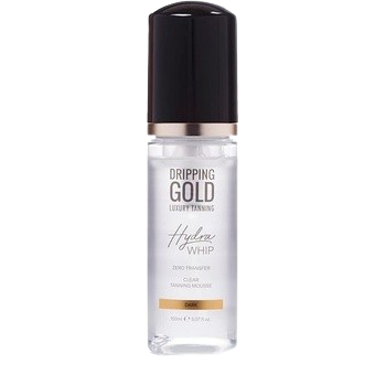 DRIPPING GOLD Hydra Whip Tanning Mousse průhledná samoopalovací pěna Dark 150 ml DRIPPING GOLD Hydra Whip Tanning Mousse průhledná samoopalovací pěna Dark 150 ml