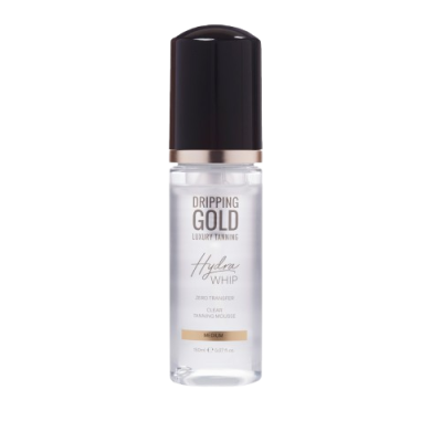 DRIPPING GOLD Hydra Whip Průhledná samoopalovací pěna medium 150 ml