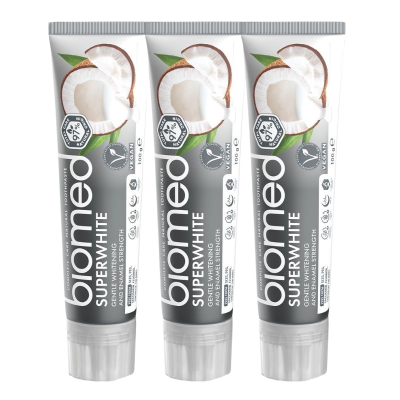 BIOMED Superwhite zubní pasta 3 x 100 g