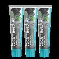 BIOMED Charcoal zubní pasta 3 x 100 g