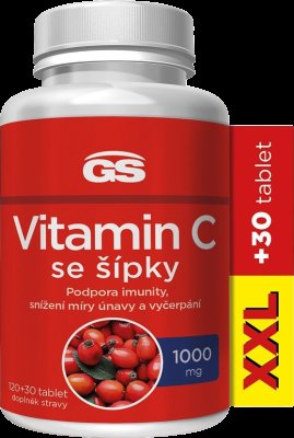 GS Vitamin C1000 se šípky 150 tablet