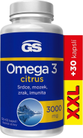 GS Omega 3 citrus 180 kapslí