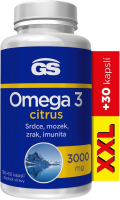 GS Omega 3 citrus 180 kapslí