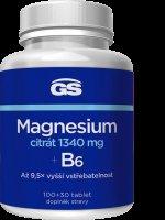 GS Magnesium citrát 1340 mg B6 130 tablet