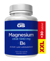 GS Magnesium citrát 1340 mg B6 130 tablet