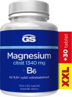 GS Magnesium citrát 1340 mg B6 130 tablet