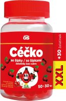 GS CÉČKO se šípky, želatinky bez cukru 80 ks GS CÉČKO se šípky, želatinky bez cukru 80 ks
