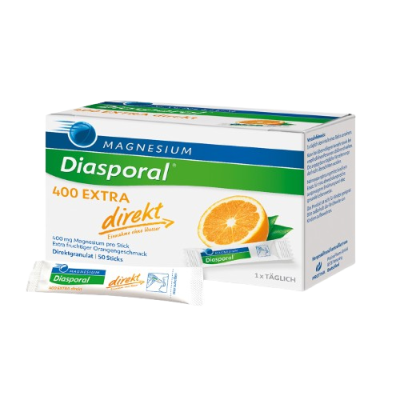 MAGNESIUM-DIASPORAL 400 EXTRA direkt, pomeranč 50 sáčků