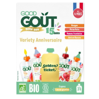 GOOD GOÛT BIO Ovocný Jackpot 4 x 120 g