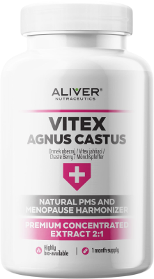 Vitex agnus castus Drmek obecný extrakt 2: 1 500 mg 90 kapslí