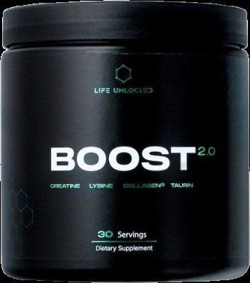 LIFEUNLOCKED BOOST 2.0 Creatine + Taurin + Lysine 360 g