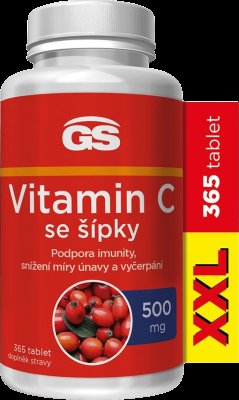 GS Vitamín C se šípky 365 tablet