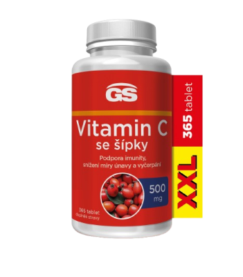 GS Vitamín C se šípky 365 tablet
