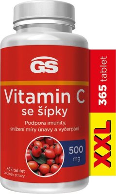 GS Vitamín C se šípky 365 tablet