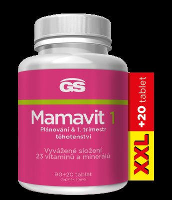 GS GS Mamavit 1 Plánování a 1. trimestr 110 tablet