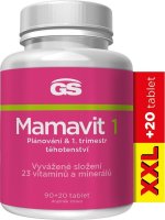 GS GS Mamavit 1 Plánování a 1. trimestr 110 tablet GS GS Mamavit 1 Plánování a 1. trimestr 110 tablet