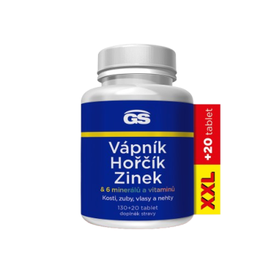 GS Vápník hořčík zinek 150 tablet