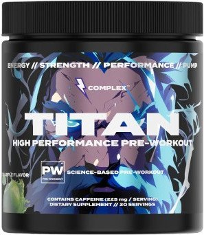 COMPLEX Titan Pre-workout - Green Apple 400 g